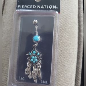 2 belly button rings new in package